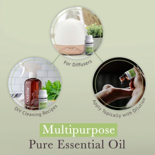 Pranarom Peppermint Essential Oil Perspective: bottom