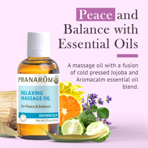 Aromacalm Relaxing Massage Oil Perspective: bottom