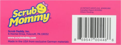 Scrub Mommy® Dual Sided Purple Scrub Sponge Perspective: bottom
