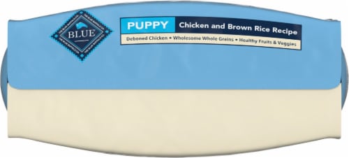 Blue Buffalo Chicken & Brown Rice Dry Puppy Food Perspective: bottom