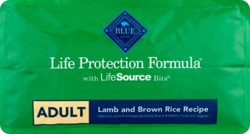 Blue Buffalo Life Protection Formula Lamb & Brown Rice Recipe Natural Adult Dry Dog Food Perspective: bottom