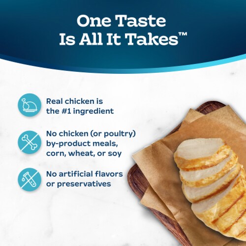 Blue Buffalo Tastefuls Natural Chicken and Brown Rice Indoor Adult Dry Cat Food Perspective: bottom
