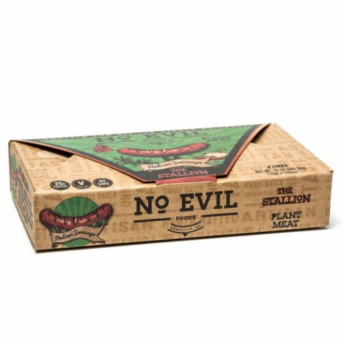 No Evil Foods The Stallion Plant Based Italian Sausage Perspective: bottom