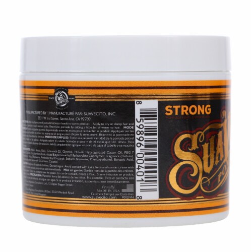 Strong Hold Pomade by Suavecito for Men - 4 oz Pomade Perspective: bottom