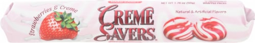 Creme Savers Strawberries & Creme Hard Candy Perspective: bottom