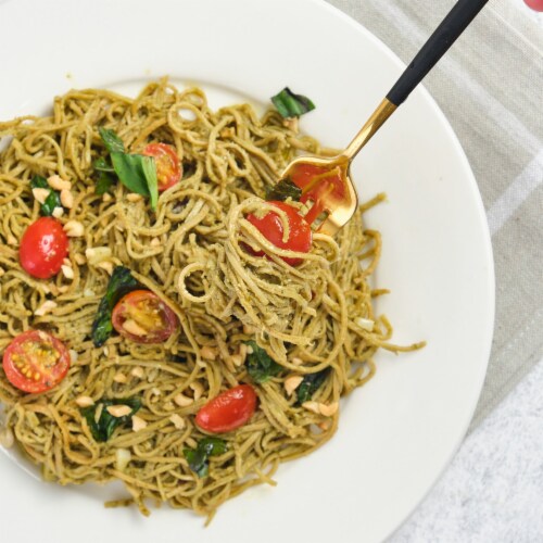 Organic Bean Pasta Variety Pack - Soy, Edamame, & Black Bean Spaghetti / Fettuccine (6 Pack) Perspective: bottom