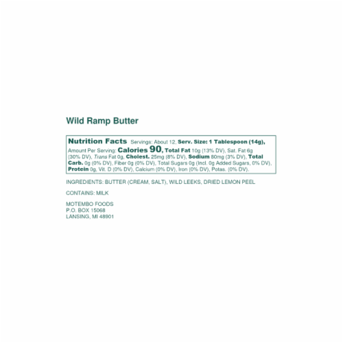 Combo Pack 2 Pack – One Wild Ramp Butter and One Wild Ramp & Chive Butter Perspective: bottom