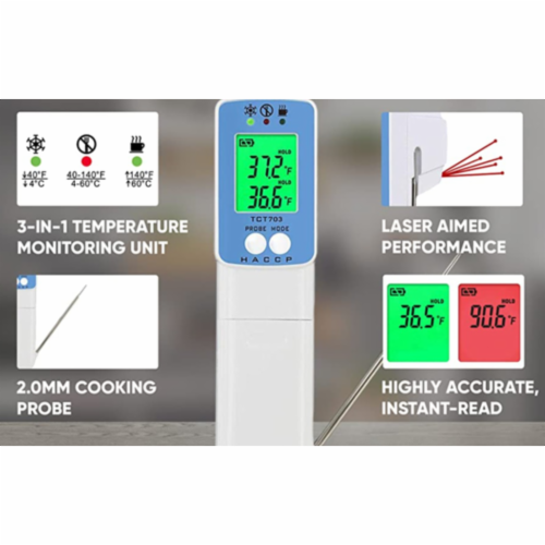 2-Pack Renewgoo GooChef Thermometer Instant Read Digital Food BBQ