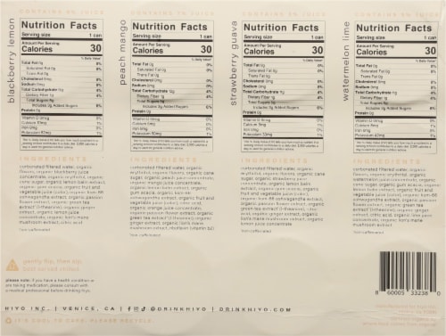 Hiyo® Non-Alcoholic Social Tonic Variety Pack Perspective: bottom