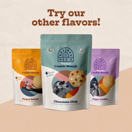 Ree Ree Dee's Oatmeal Raisin Cookie Dough Perspective: bottom