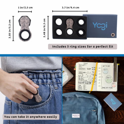 Yogi Fidget Toy Stress Reducer, Perfect for ADHD, ADD, Anxiety and Autism - Cheetah Perspective: bottom