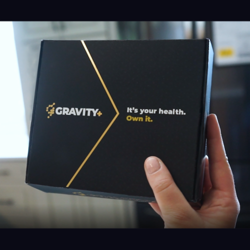 Gravity Plus Pharmacogenetics At Home PGx Test kit by Gravity+ Perspective: bottom