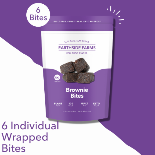 Earthside Farms Fudge Brownie Bites Perspective: bottom