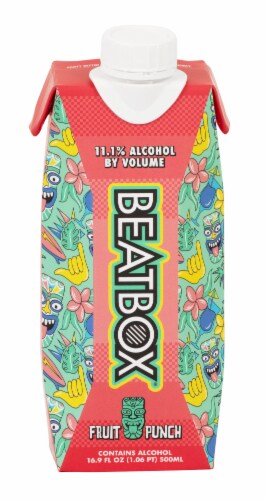 BeatBox Red, White, and Blue Variety 6 Pack, 500Ml Perspective: bottom