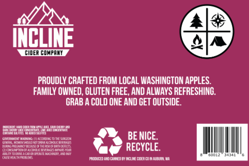 Incline Imperial Raspberry Cider Perspective: bottom