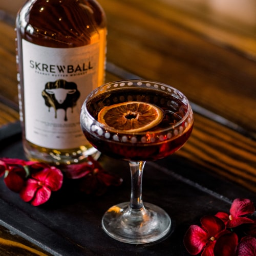Skrewball Peanut Butter California Whiskey Perspective: bottom