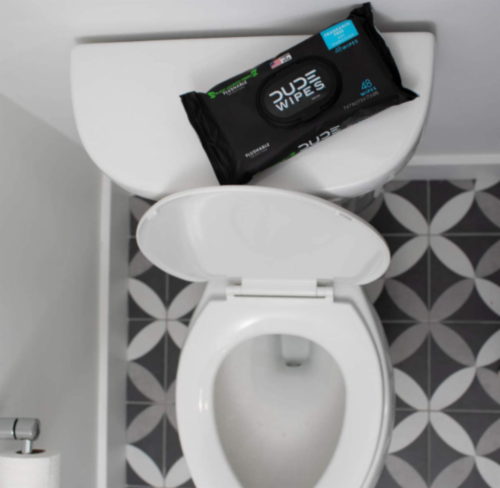 DUDE Wipes® XL Unscented Flushable Wipes Perspective: bottom