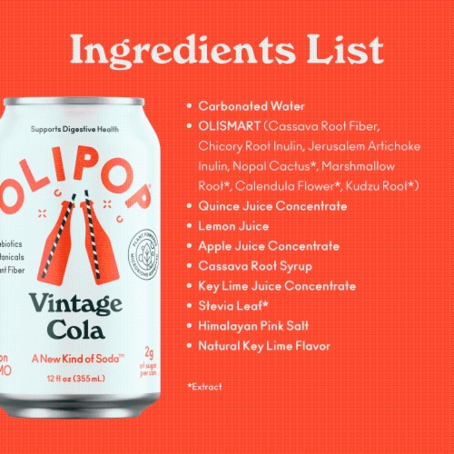 OLIPOP® Vintage Cola Perspective: bottom