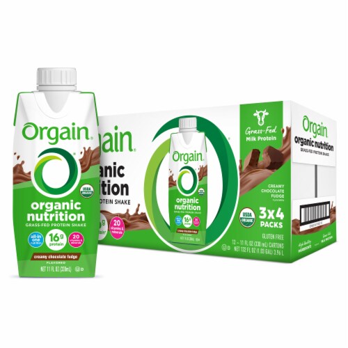 Orgain Organic High Protein Meal Replacement Drink Perspective: bottom