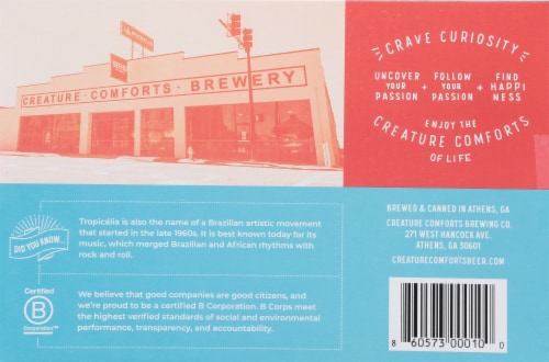 Creature Comforts® Tropicalia India Pale Ale Perspective: bottom