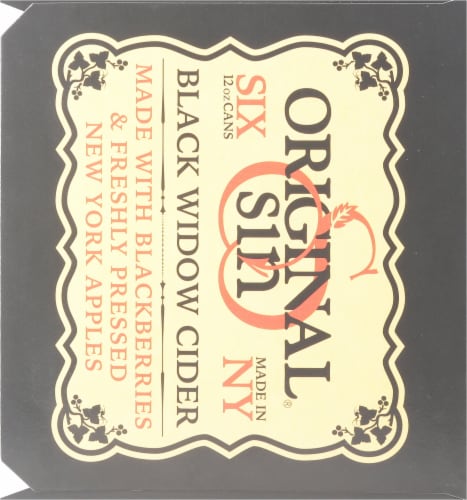 Original Sin Black Widow Cider Perspective: bottom
