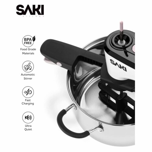 Saki Adjustable Speed Automatic Electric Cordless Hands Free Cooking Pot  Stirrer, 1 Piece - Fry's Food Stores