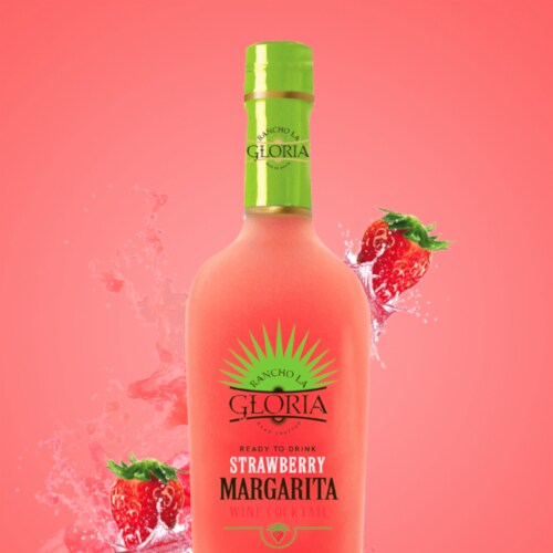 Rancho La Gloria Strawberry Margarita Ready to Drink Perspective: bottom