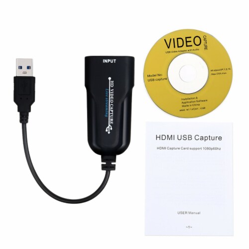 4K HDMI To USB 3.0 Audio Video Capture Card 1080P 60FPS For Game Live  Streaming, 1 - Kroger