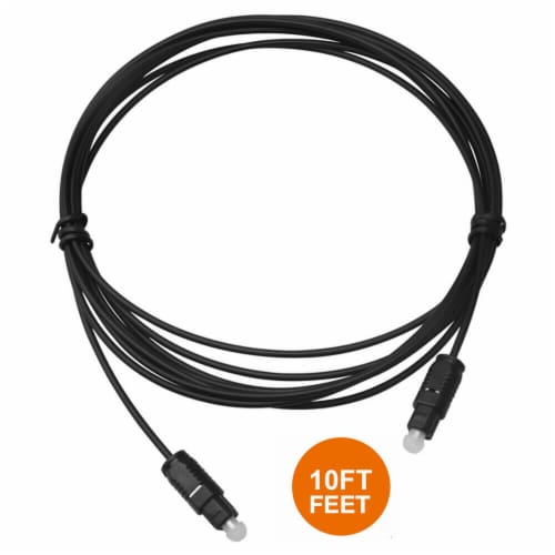 10 ft Toslink Digital Optical SPDIF Audio Cable