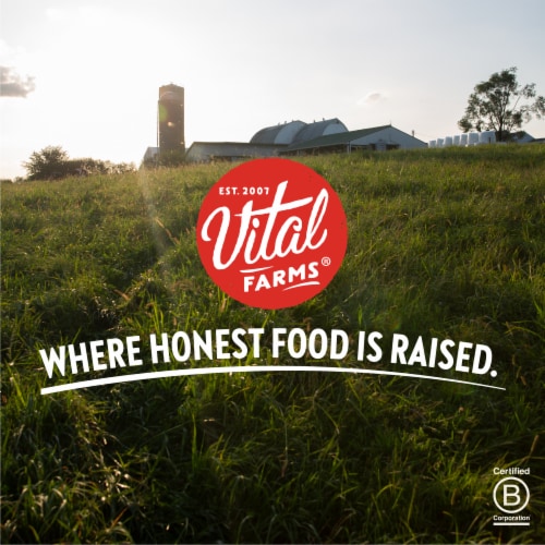 Vital Farms® Pasture-Raised Large Brown Organic Eggs Perspective: bottom