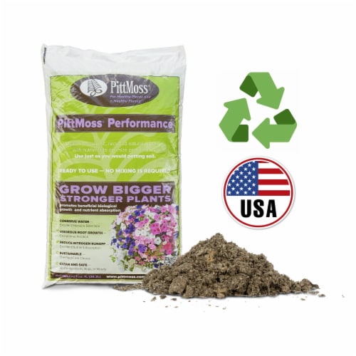 PittMoss Performance PE1C Organic Lightweight Potting Mix (Use Like Garden Soil), 1 Cubic Ft Perspective: bottom