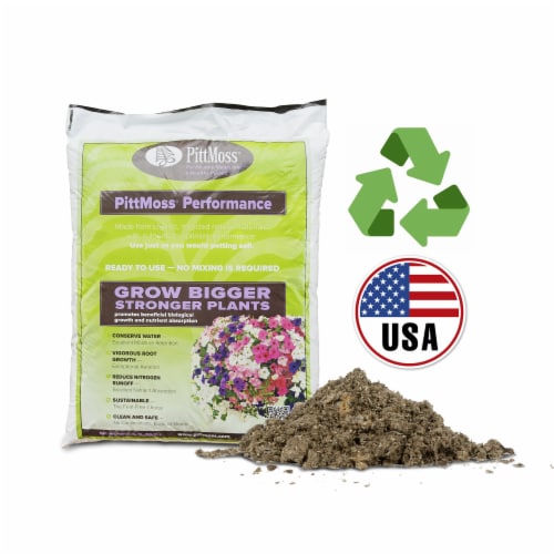 PittMoss Performance PE2C Organic Potting Mix (Use Like Garden Soil), 2 Cubic Feet Perspective: bottom