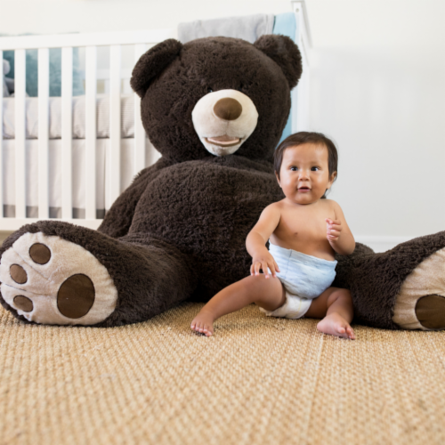 Happi Tummi:All Natural Fast Relief Waistband for Colic & Gas in Babies and Toddlers in Blue Perspective: bottom