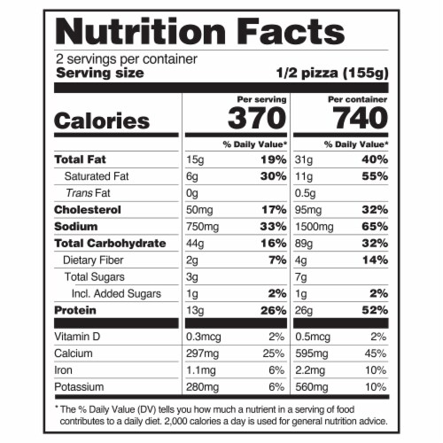 Caulipower® Stone-Fired Three Cheese Cauliflower Crust Frozen Pizza Perspective: bottom