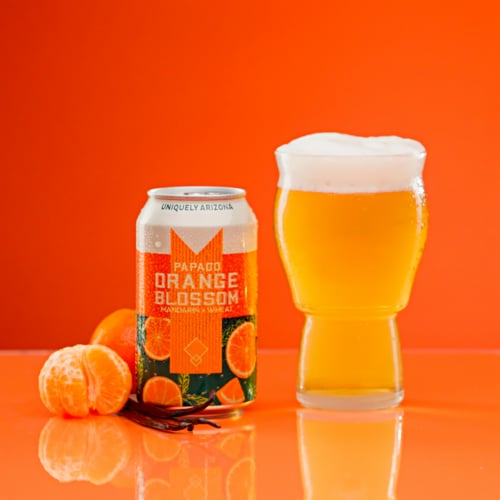 Papago Brewing Co. Orange Blossom Mandarin Wheat Beer Perspective: bottom