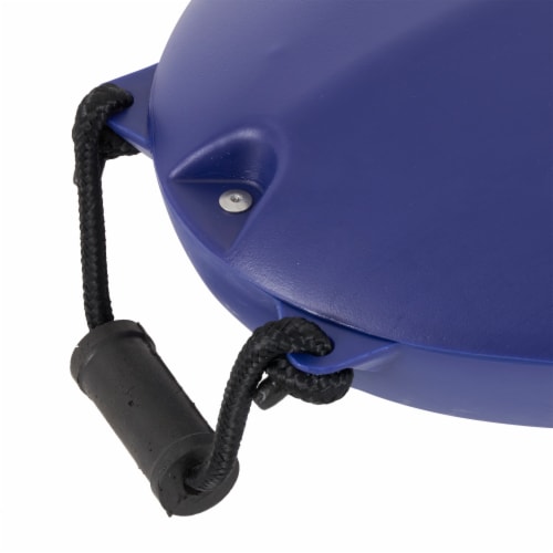 CreekKooler 30 Quart Camping Floating Water Companion Ice Chest Cooler, Blue Perspective: bottom