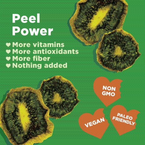 RIND Snacks Tangy Kiwi Dried Fruit Superfood - 3oz Bags, 6 Bags Total Perspective: bottom