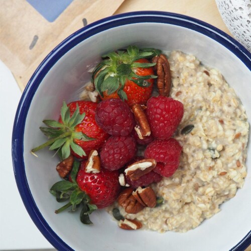 Low FODMAP Gluten Free Protein Superfood Oatmeal- 4 Seed Perspective: bottom
