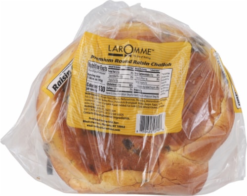 Laromme Round Raisin Challah Perspective: bottom