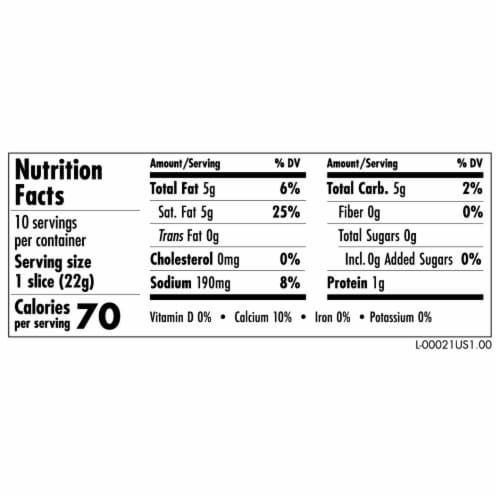 Daiya Dairy Free Provolone Style Vegan Cheese Slices Perspective: bottom