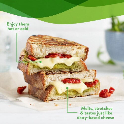 Daiya Dairy Free Mozzarella Style Vegan Cheese Slices Perspective: bottom