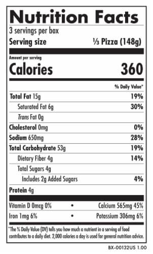 Daiya Dairy Free Cheeze Lover's Gluten Free Vegan Frozen Pizza Perspective: bottom