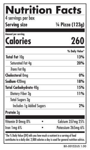Daiya Dairy Free Fire-Roasted Vegetable Gluten Free Vegan Frozen Pizza Perspective: bottom