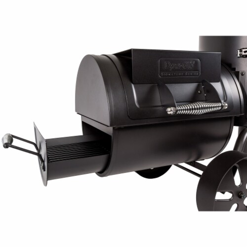 Dyna-Glo Signature Series Heavy-Duty Vertical Offset Charcoal Smoker and Grill Perspective: bottom