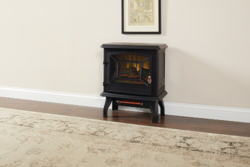 Pleasant Hearth Infrared Electric Stove with 2-Stage Heater Perspective: bottom