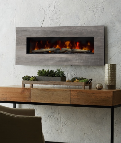 Muskoka Electric Wall Mount Reversible Frame Perspective: bottom