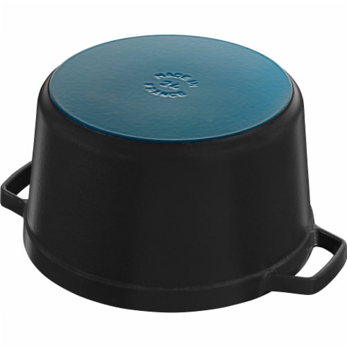 Staub Cast Iron Dutch Oven 5-qt Tall Cocotte, Made in France, Serves 5-6, Matte Black Perspective: bottom