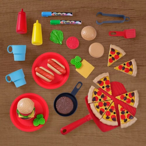 The Teachers' Lounge®  Pizza Party - Wooden Play Food Set