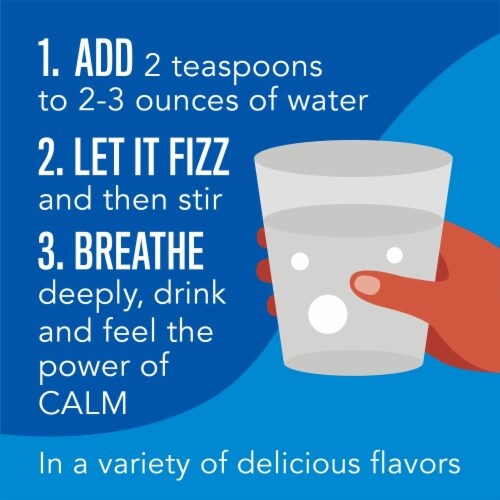 Natural Vitality CALM Cherry Magnesium Supplement Drink Mix Perspective: bottom