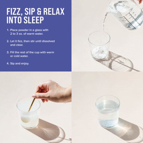 Natural Vitality CALM Mixed Berry Flavored Sleep Magnesium Supplement Drink Mix Perspective: bottom